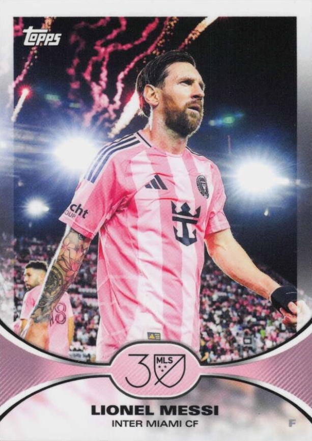 Lionel Messi #22 2025 Topps MLS 30th Anniversary