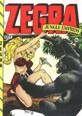 Zegra, Jungle Empress #2 (1948) Comic Books Zegra, Jungle Empress