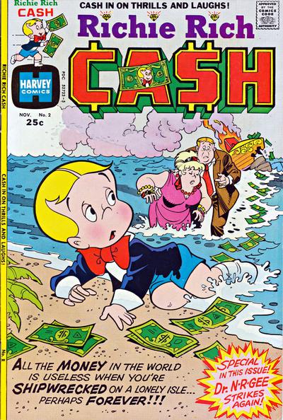 Richie Rich Cash #2 (1974) Comic Books Richie Rich Cash