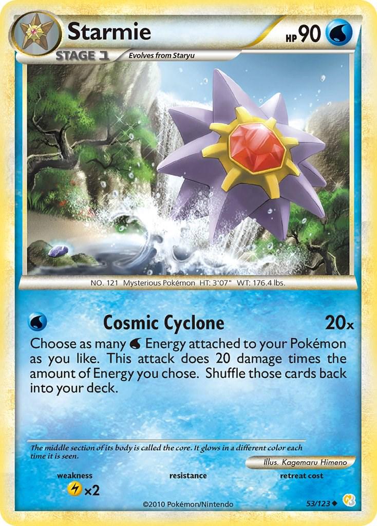 Starmie #53 Pokemon HeartGold & SoulSilver
