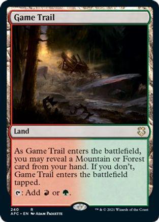 Game Trail Magic Adventures in the Forgotten Realms Commander