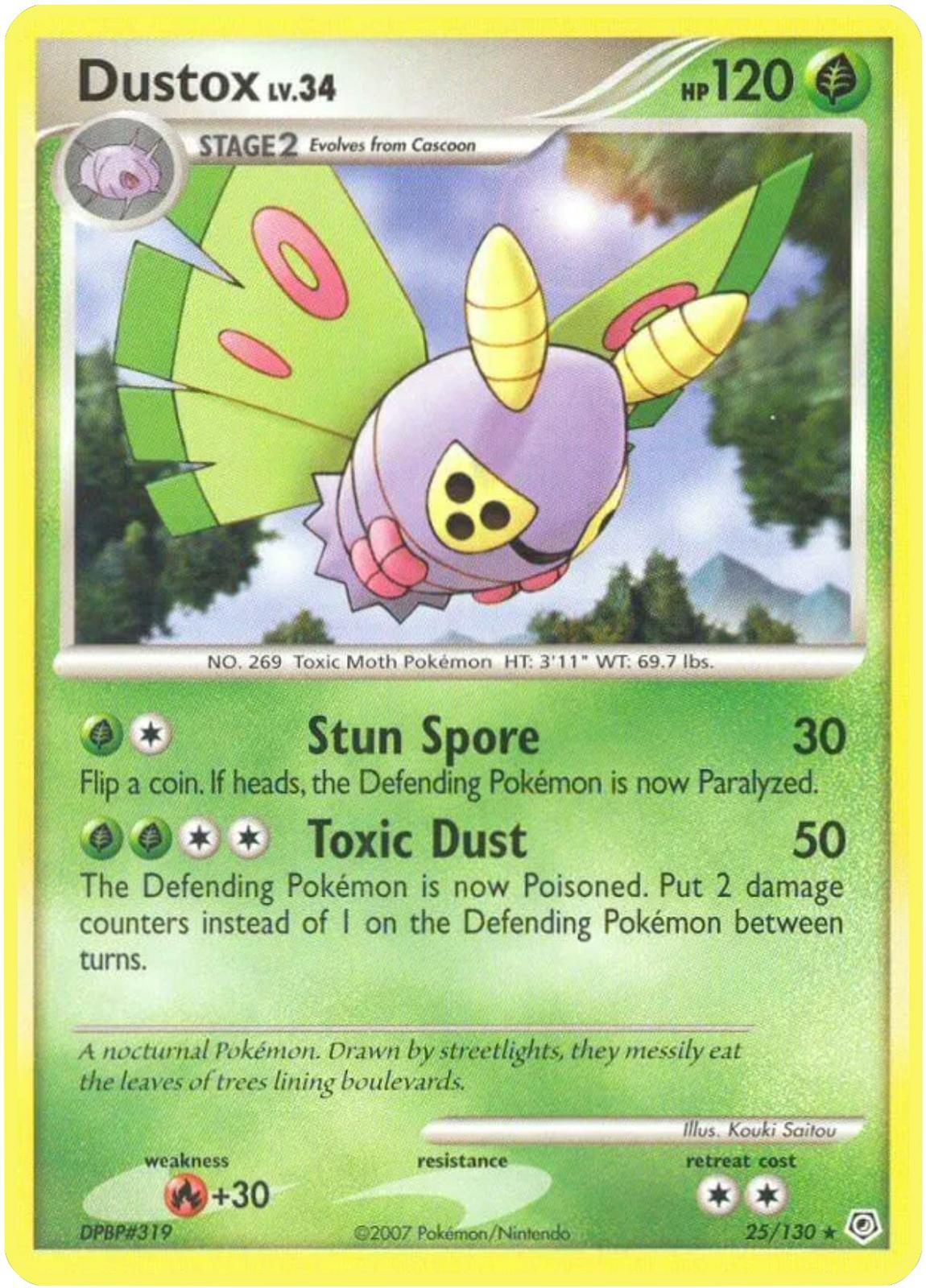 Dustox #25 Pokemon Diamond & Pearl