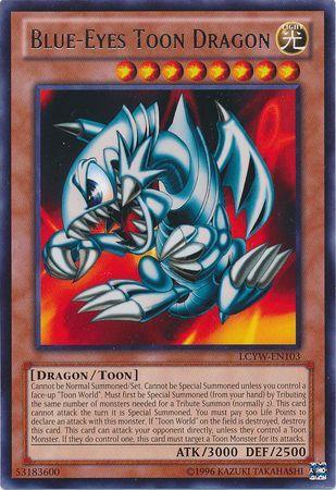 Blue-Eyes Toon Dragon LCYW-EN103 YuGiOh Legendary Collection 3: Yugi's World Mega Pack