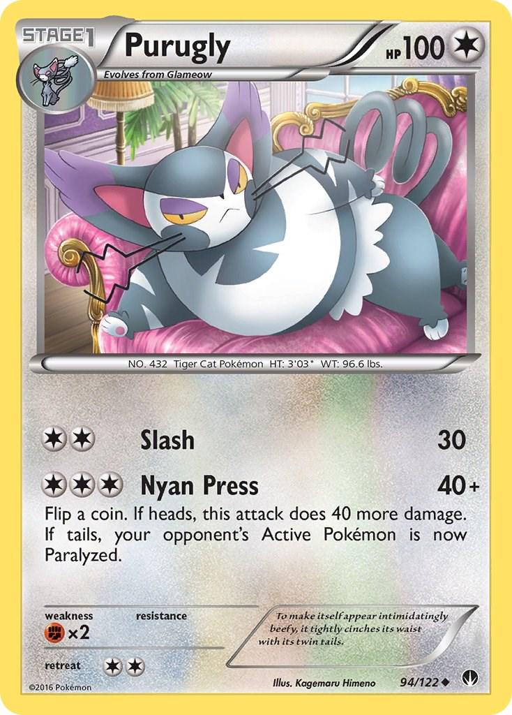 Purugly #94 Pokemon BREAKpoint