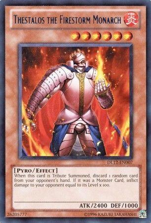 Thestalos the Firestorm Monarch DL12-EN007 YuGiOh Duelist League 3