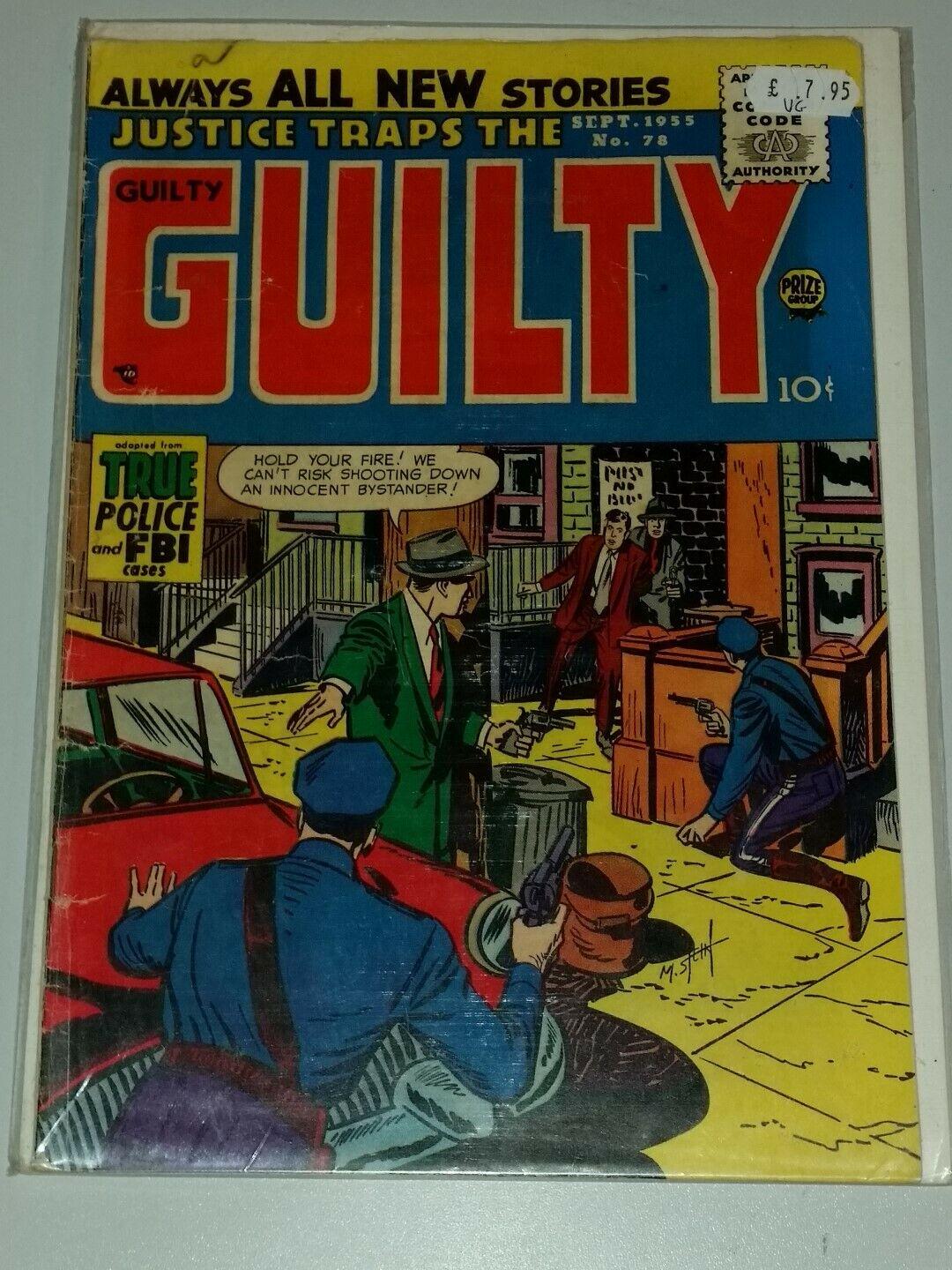 Justice Traps the Guilty #78 (1955) Comic Books Justice Traps the Guilty