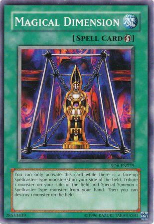 Magical Dimension SD6-EN029 YuGiOh Structure Deck: Spellcaster's Judgment