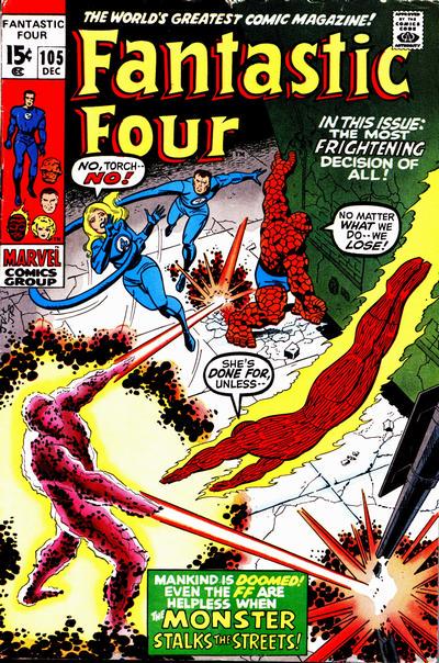 Fantastic Four #105 (1970) Comic Books Fantastic Four