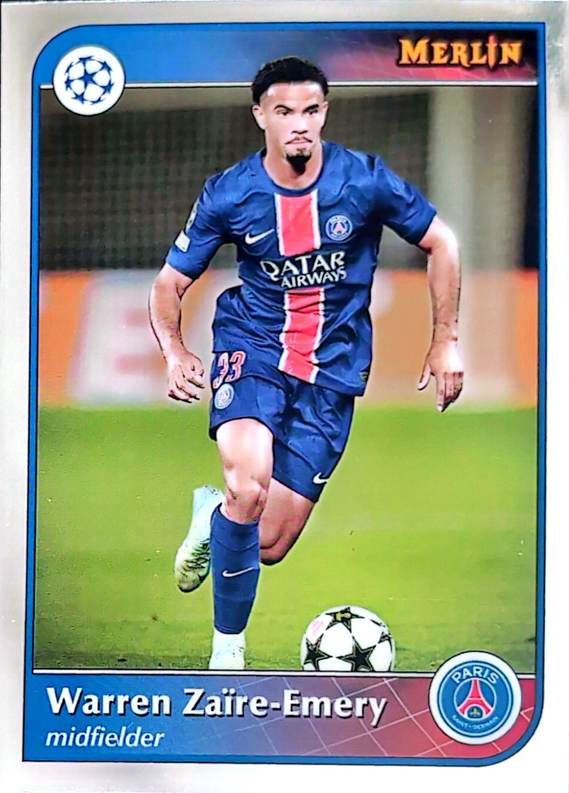 Warren Zaire-Emery #33 2024 Topps Merlin UEFA
