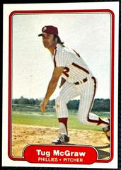 Tug McGraw #251 Baseball Cards 1982 Fleer Prices