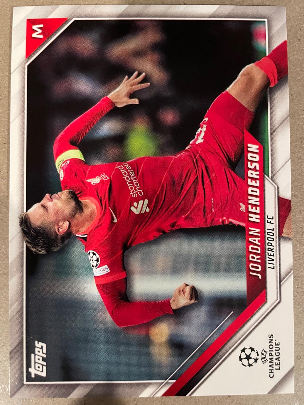 Jordan Henderson #133 2021 Topps UEFA Champions League