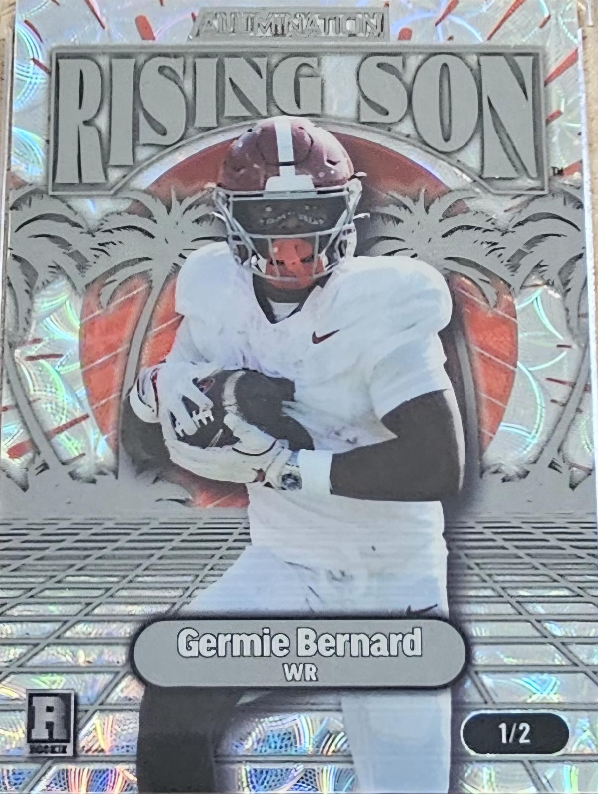 Germie Bernard #ARS-GB 2026 Wild Card Alumination Just The Hits Football