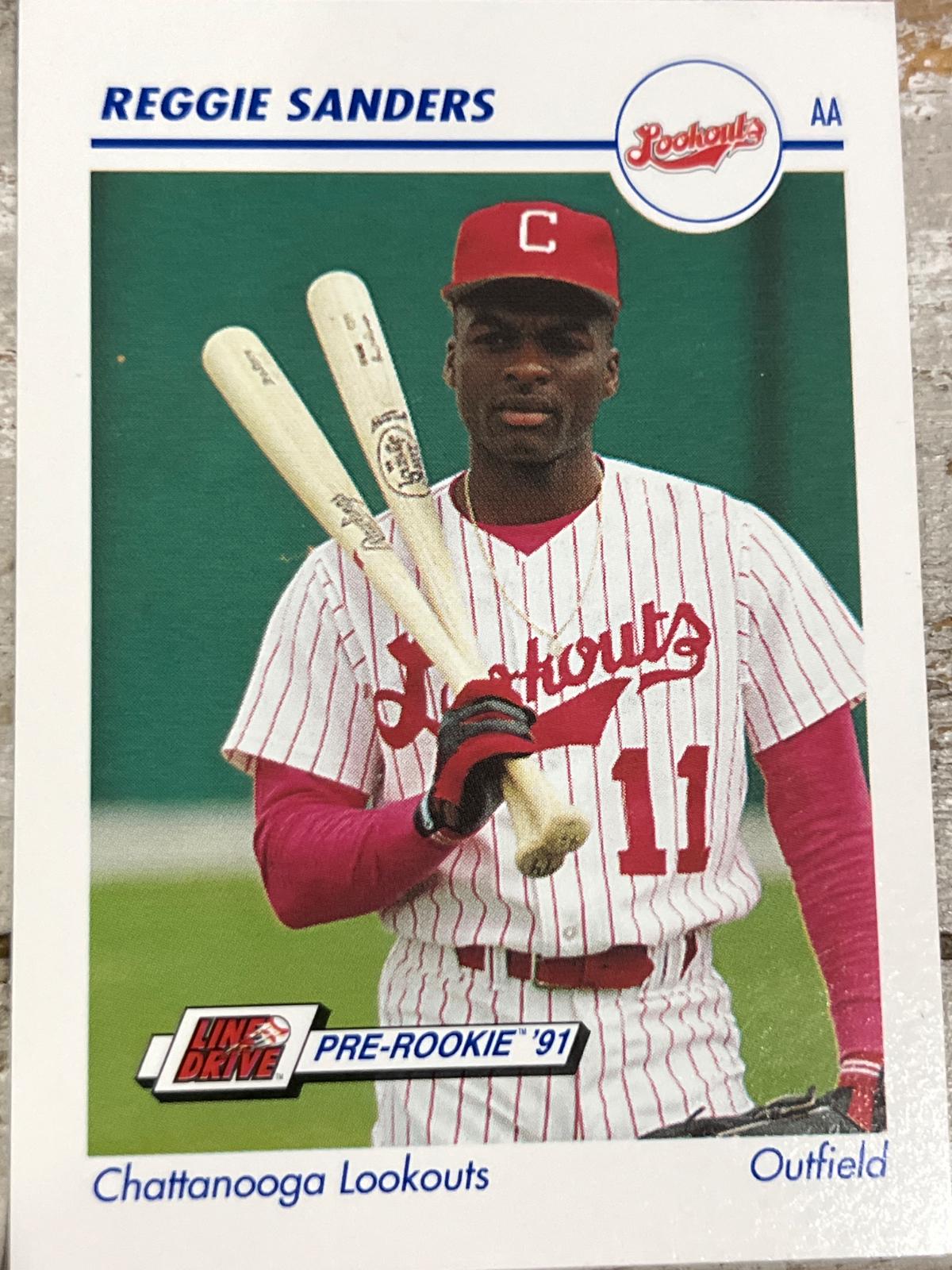 Reggie Sanders #167 1991 Impel Line Drive Pre Rookie Aa Baseball