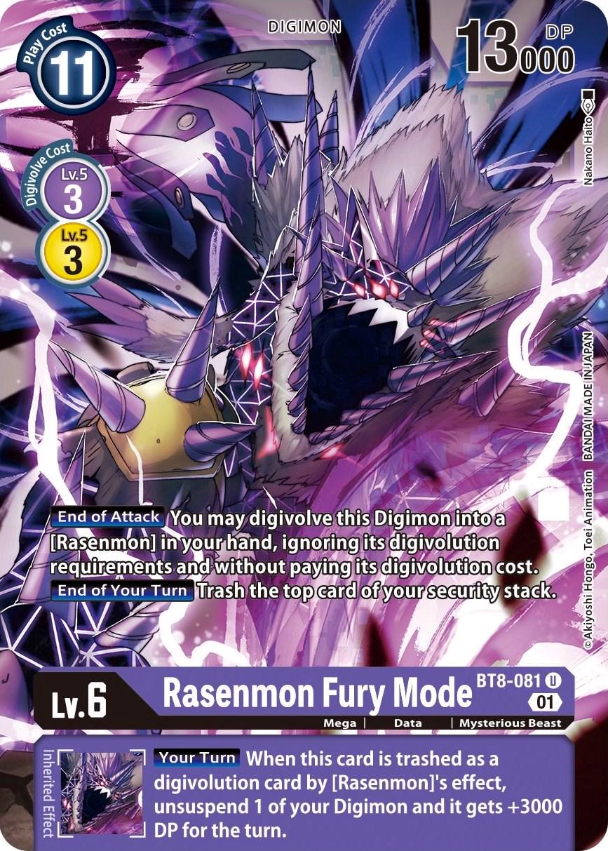 Rasenmon Fury Mode #BT8-081 Prices | Digimon New Awakening | Digimon Cards