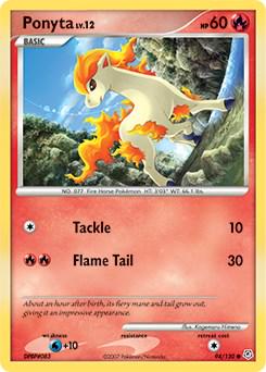 Ponyta #94 Pokemon Diamond & Pearl