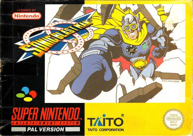 Sonic Blast Man PAL Super Nintendo