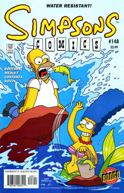 Simpsons Comics #148 (2008) Comic Books Simpsons Comics