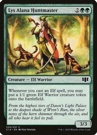 Lys Alana Huntmaster Magic Commander 2014
