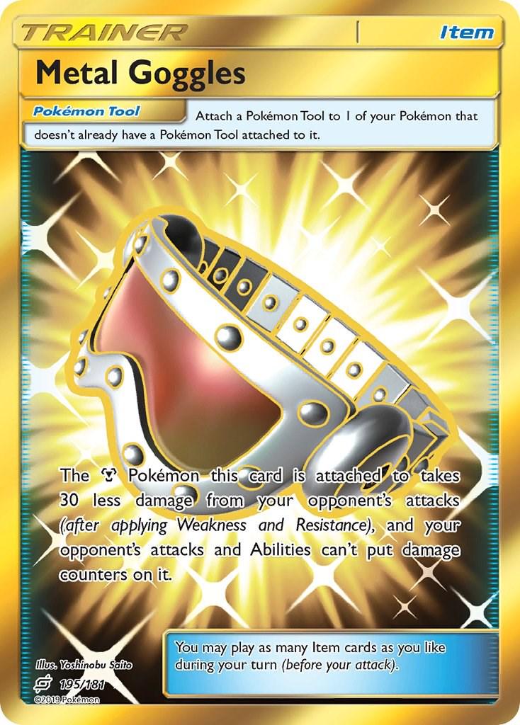 Metal Goggles #195 Pokemon Team Up