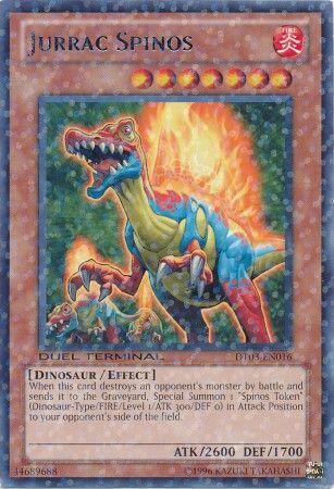 Jurrac Spinos DT03-EN016 YuGiOh Duel Terminal 3