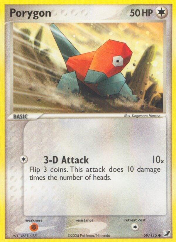 Porygon #69 Pokemon Unseen Forces
