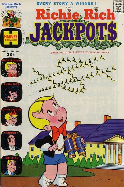 Richie Rich Jackpots #10 (1974) Comic Books Richie Rich Jackpots