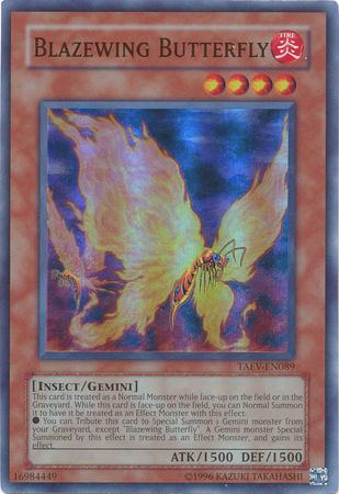 Blazewing Butterfly TAEV-EN089 YuGiOh Tactical Evolution