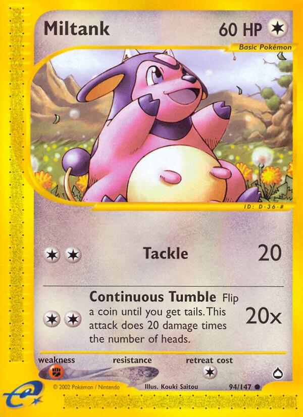 Miltank #94 Pokemon Aquapolis