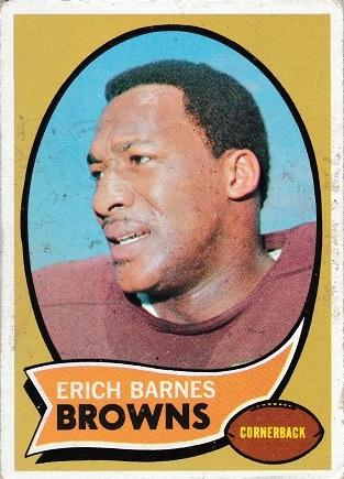 Erich Barnes #8 Football Cards 1970 Topps