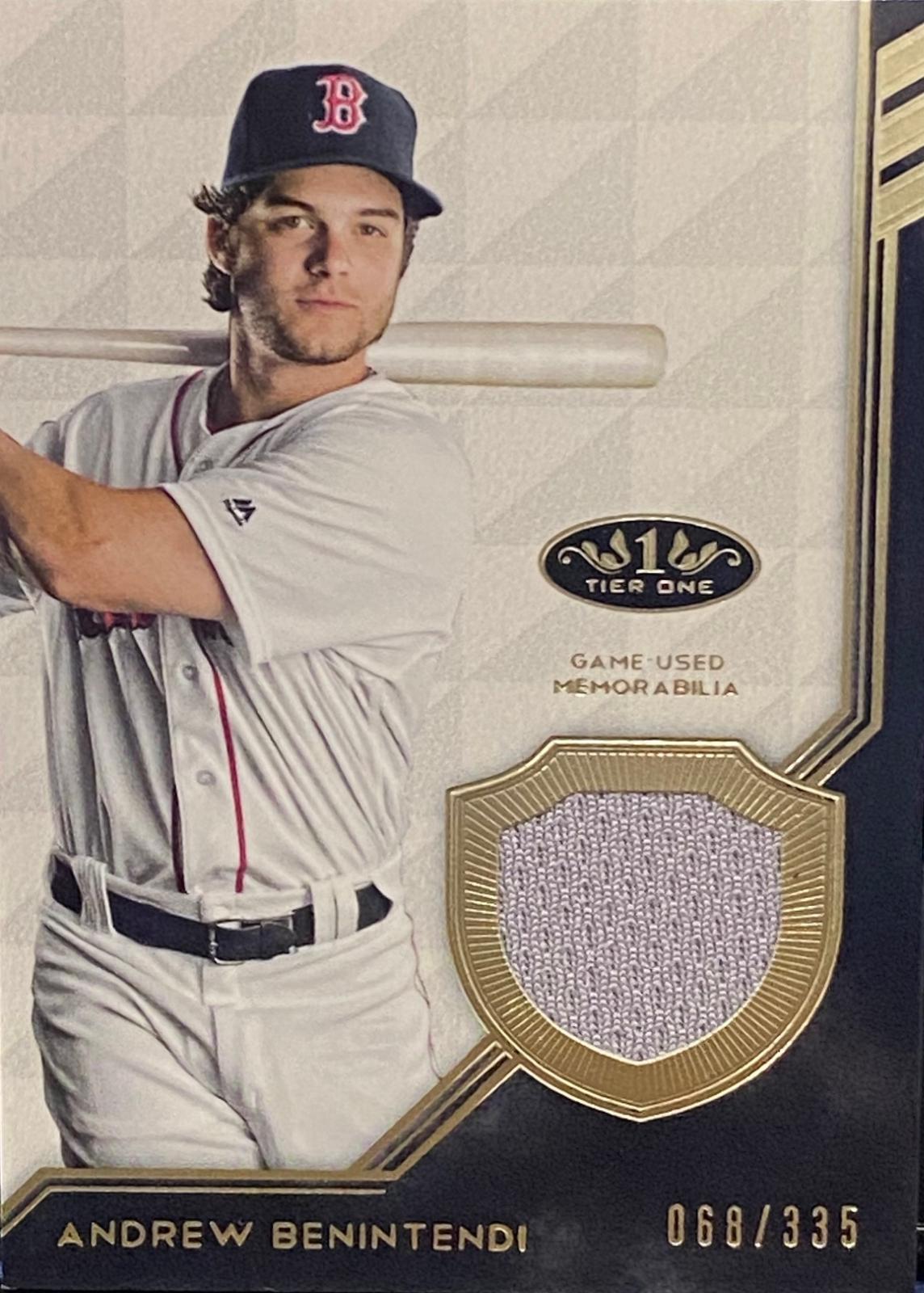 Andrew Benintendi #T1R-AB Baseball Cards 2018 Topps Tier One Relics