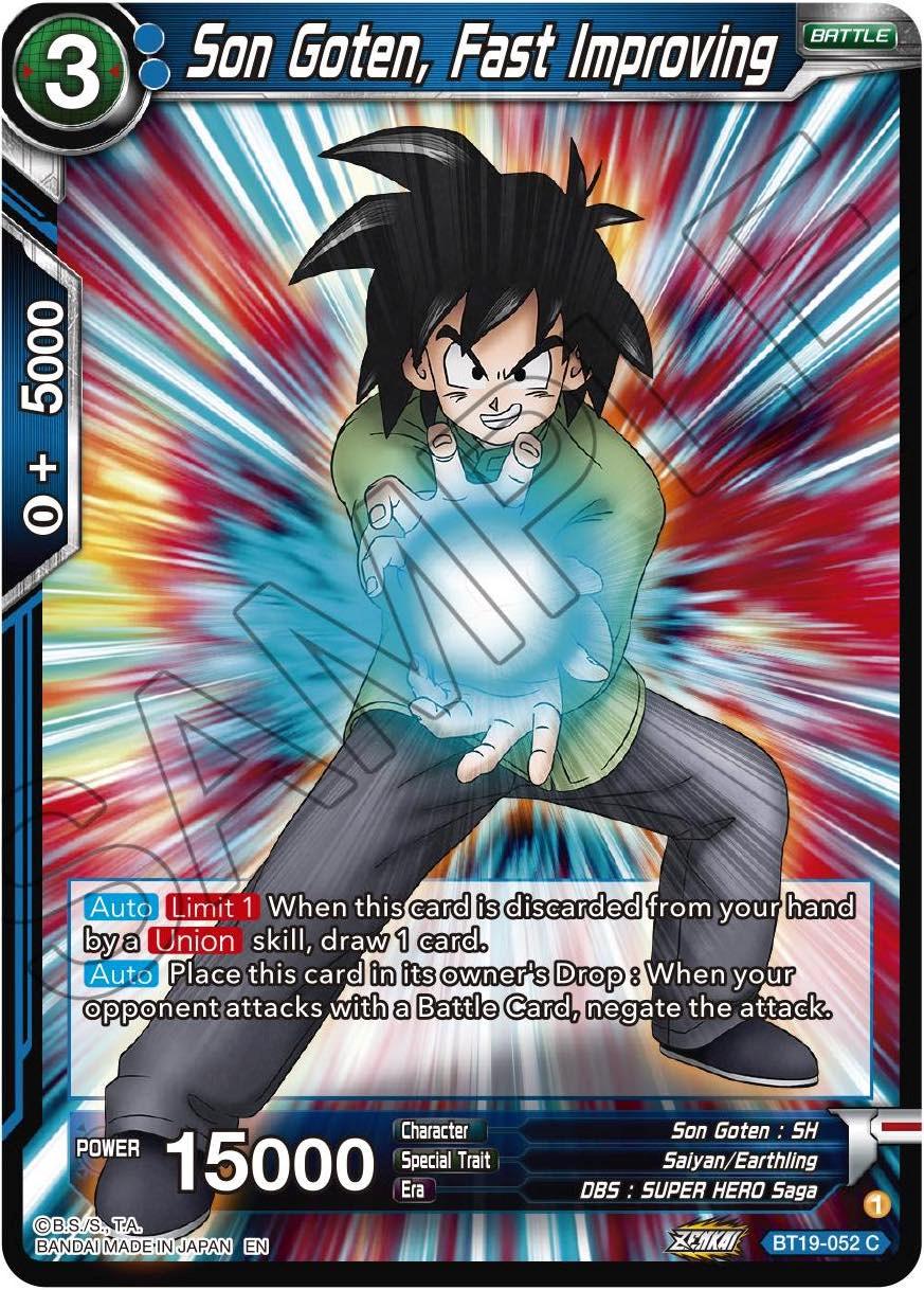 Son Goten, Fast Improving front