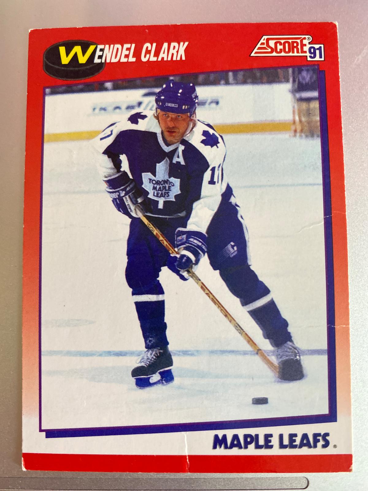 Wendel Clark #116 Hockey Cards 1991 Score American