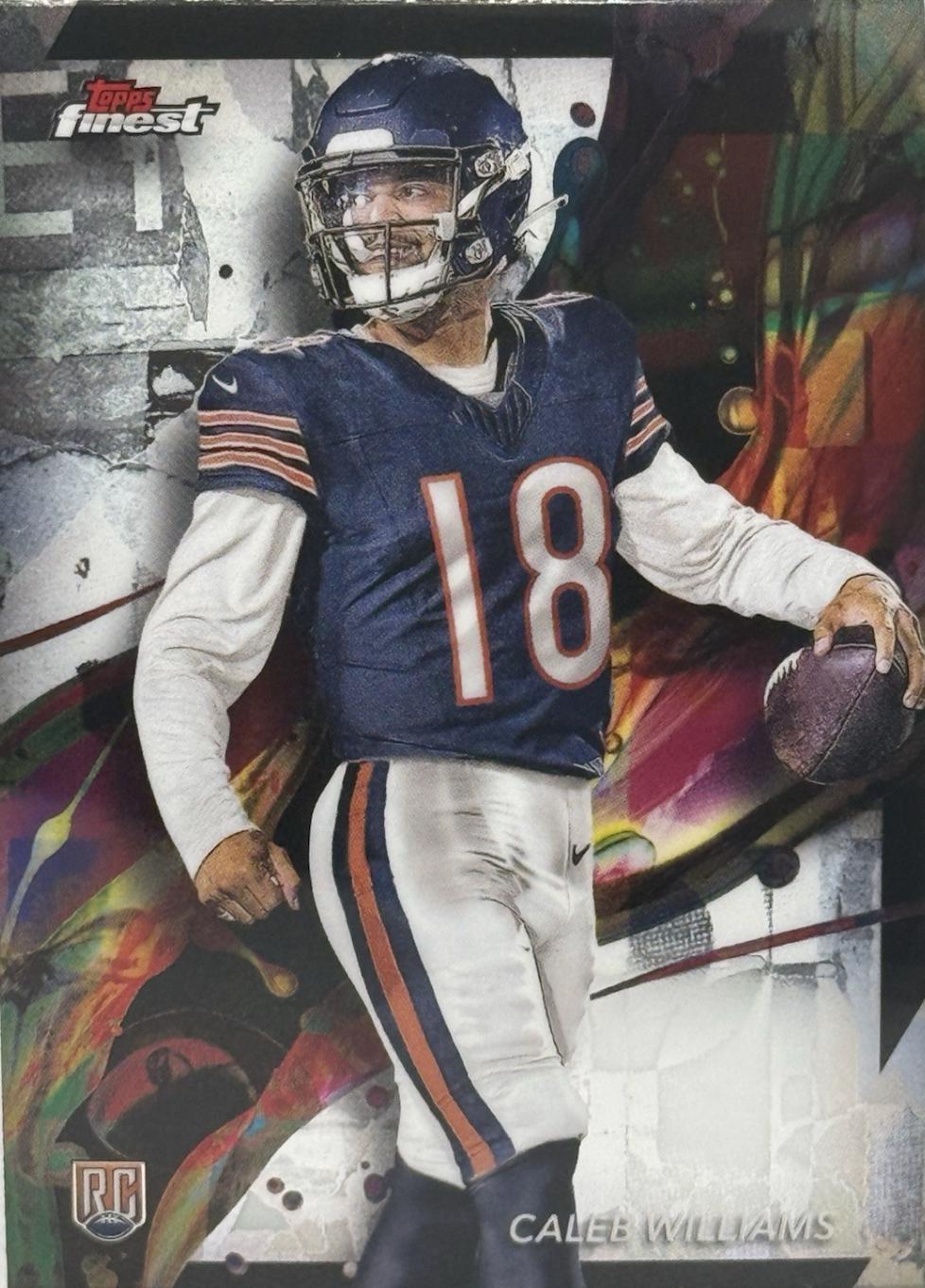 Caleb Williams #61 Football Cards 2024 Topps Finest