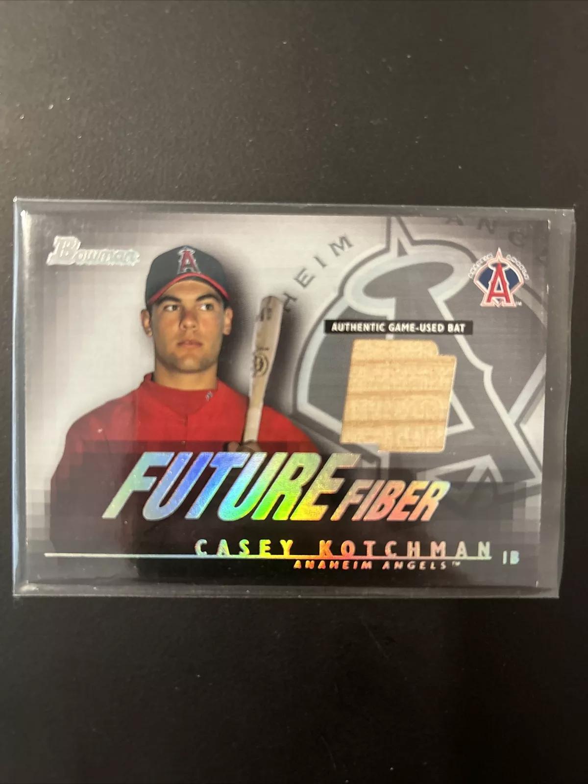 Casey Kotchman #FF-CK Baseball Cards 2003 Bowman Future Fiber Bat