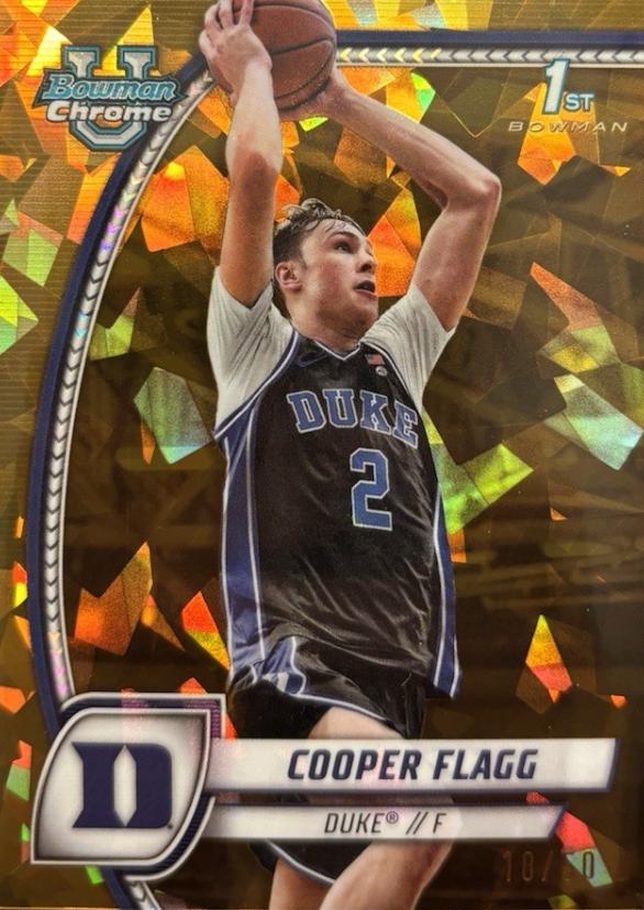 Cooper Flagg [Gold Sapphire] #16 Prices | 2024 Bowman Chrome 