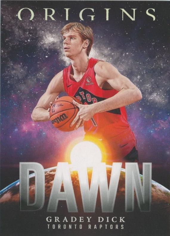 Gradey Dick #9 Basketball Cards 2023 Panini Origins Dawn