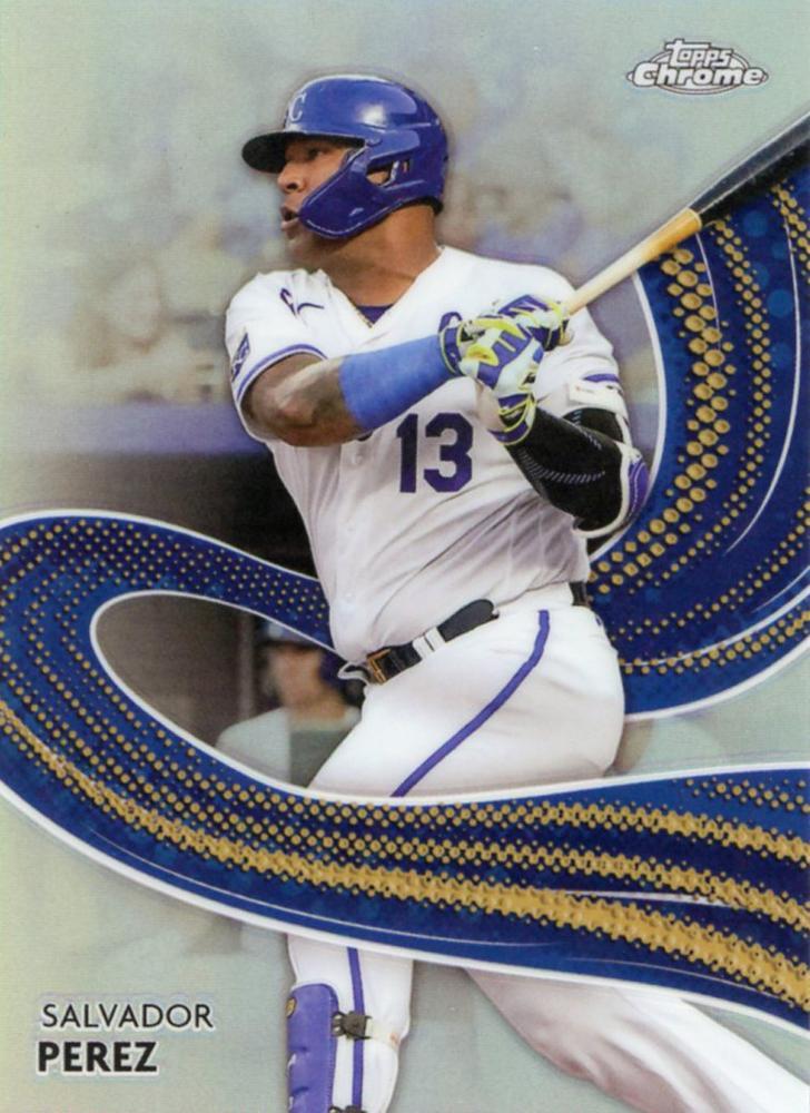 2024 Topps Chrome Strokes Salvador Perez #S-19 card