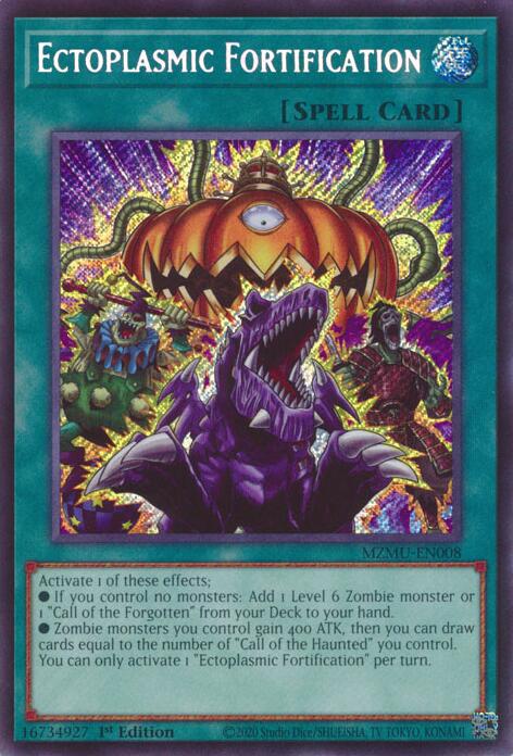 Ectoplasmic Fortification MZMU-EN008 Prices | YuGiOh Maze of Muertos | YuGiOh  Cards