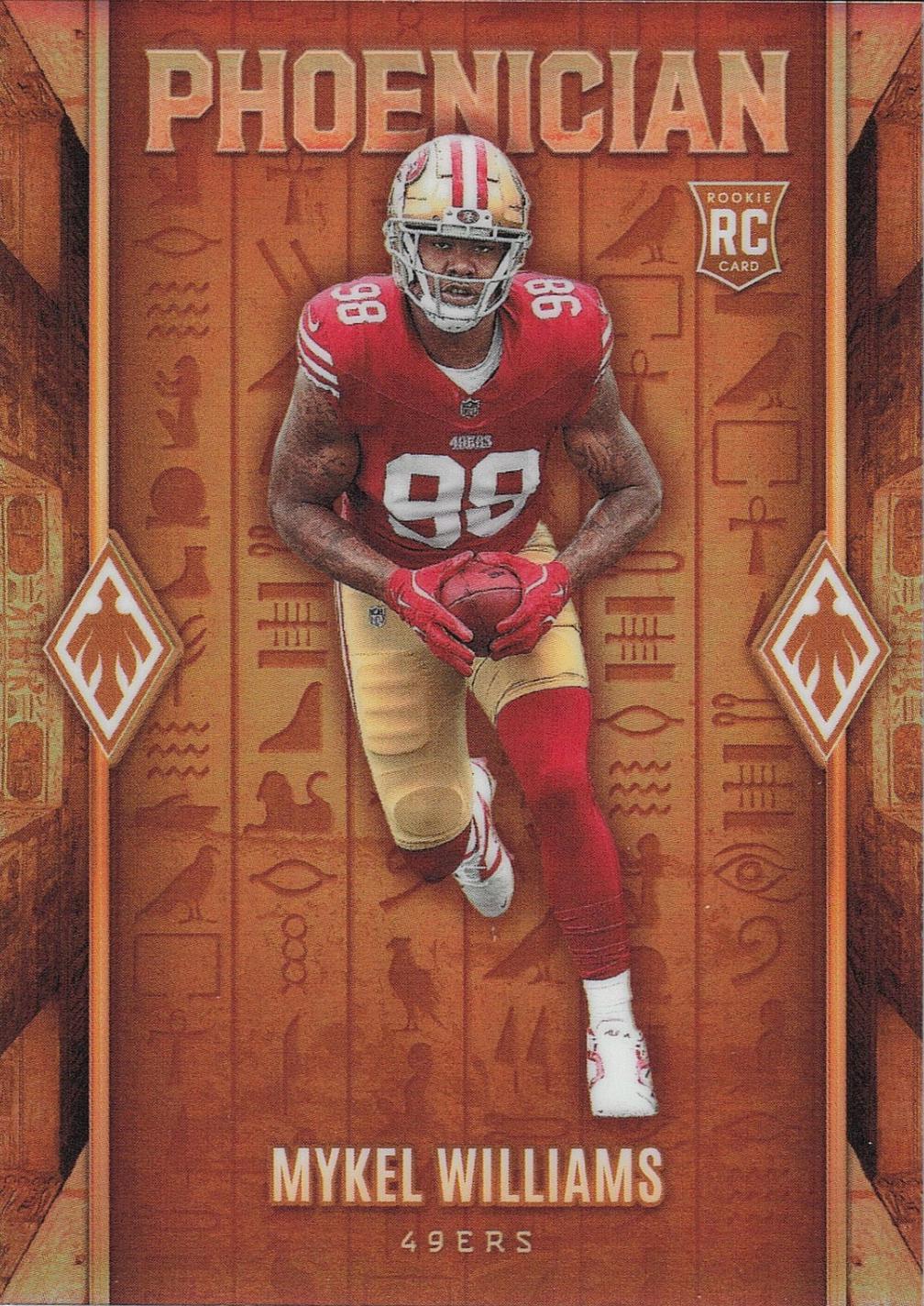 Mykel Williams #20 2025 Panini Phoenix Football Phoenician