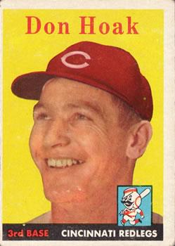 Don Hoak #160 1958 Topps Baseball