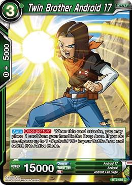 Twin Brother Android 17 BT2-089 Dragon Ball Super Union Force
