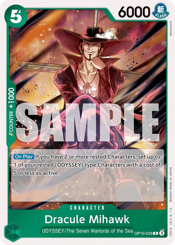 Dracule Mihawk OP10-029 One Piece Royal Blood