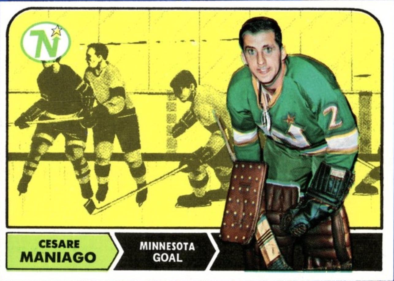 Cesare Maniago #45 Hockey Cards 1968 Topps