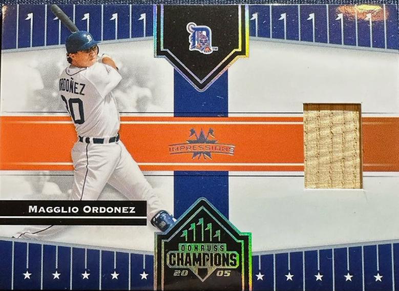 Magglio Ordonez #418 Baseball Cards 2005 Donruss Champions Impressions