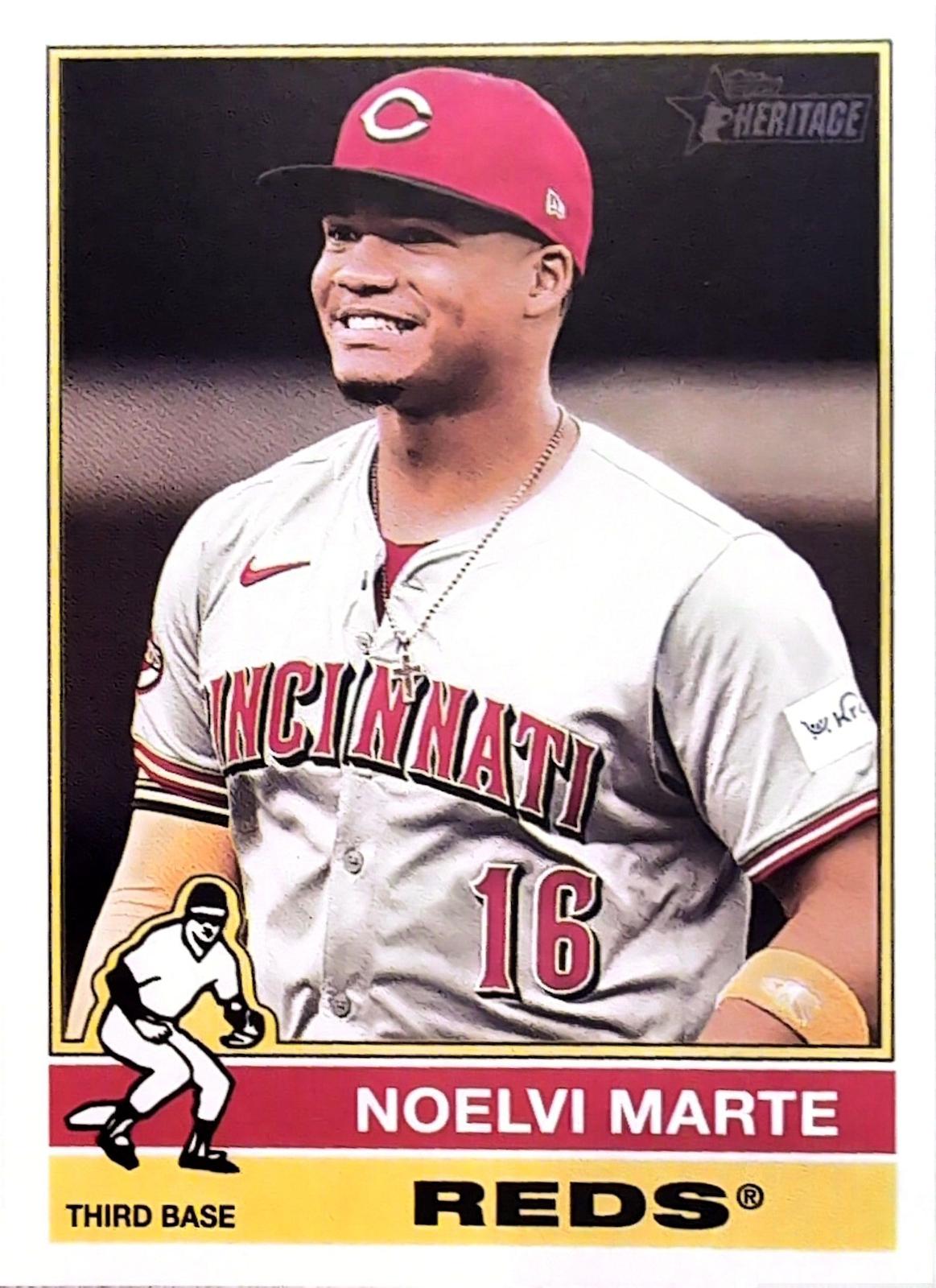 Noelvi Marte #43 Baseball Cards 2025 Topps Heritage