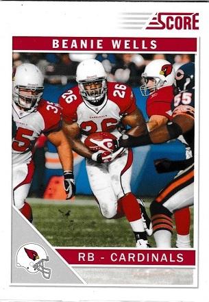 Beanie Wells #2 Football Cards 2011 Panini Score