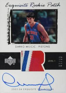 Darko Milicic Autograph Patch