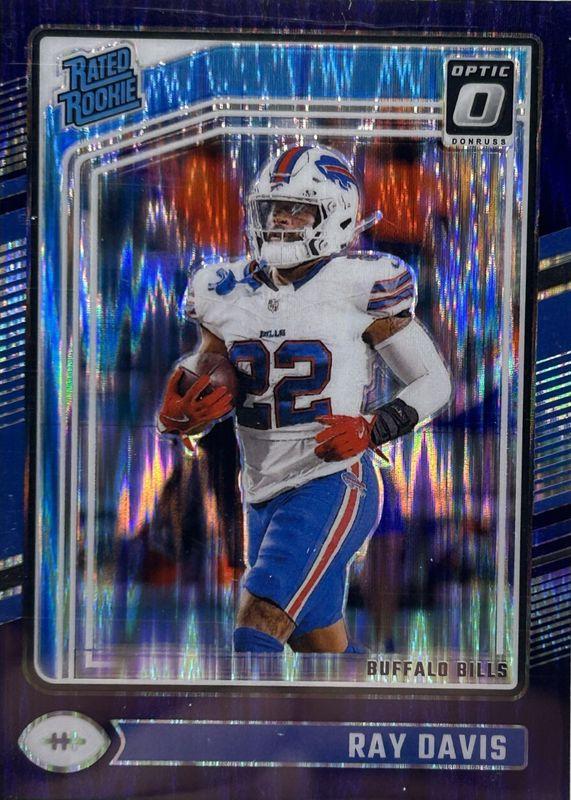 Ray Davis [Purple Shock] #283 Prices | 2024 Panini Donruss Optic