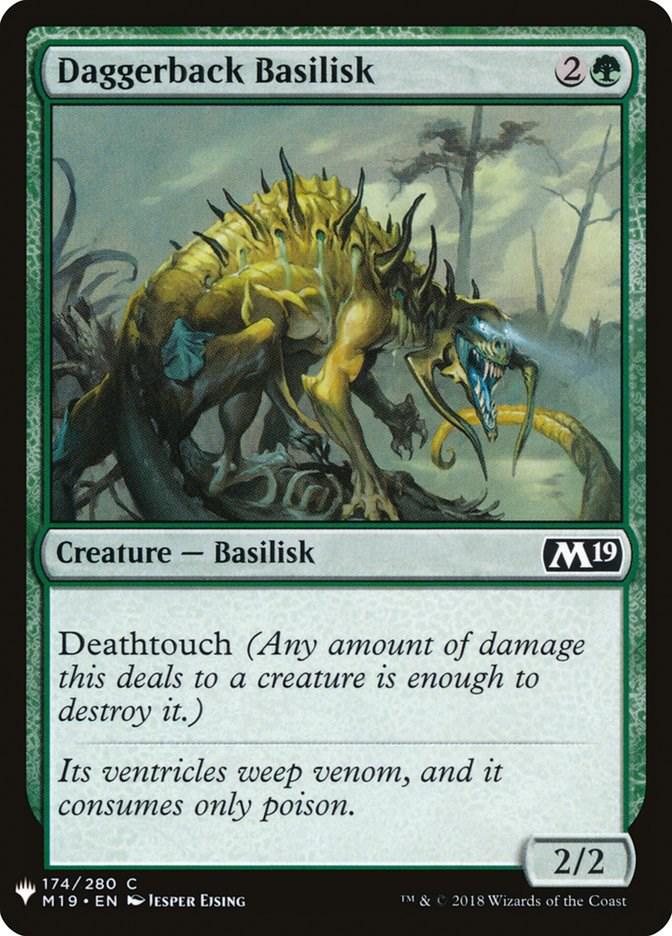 Daggerback Basilisk (Magic The List Reprints)
