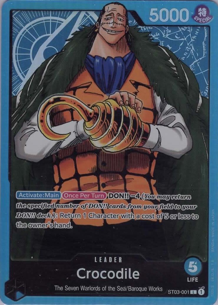 Crocodile ST03-001 One Piece Starter Deck 3: The Seven Warlords of the Sea